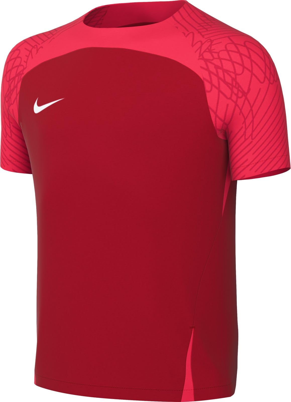 Nike Short-Sleeve Soccer Jersey Y NK DF Strke III JSY SS, University Red/Bright Crimson/White, DR0912-657, S