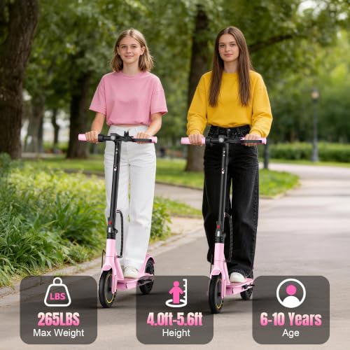 Image of Electric Scooter, 350W Strong Motor, Up to 19 MPH, E /D /S 3 Gear Speed, 15 Miles Range, Foldable Lightweight E-Scooter with 8.5 Inch Tires, Smart APP