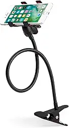 Suporte Celular Universal Ajustável Articulado 50 cm 360° – Braço Flexível para Mesa, Cama, Carro e Escritório