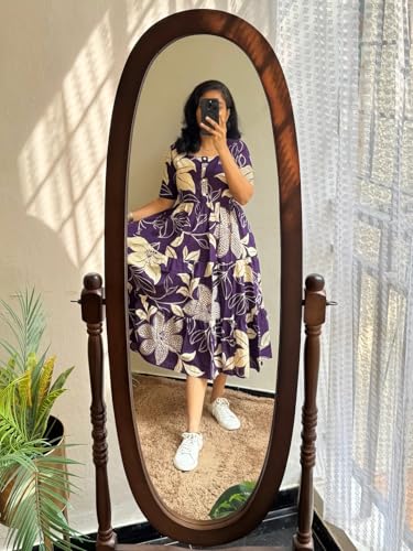 Image of NEW4U Women Printed Rayon Anarkali Kurta for Girls Regular Wear Long Kurti Gown