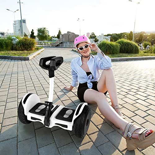 Damgoloza Smart Self-Balancing Electric Scooter, Off Road Self-Balancing Hoverboards With 10" Led Wheels And Headlights, Intelligent App Management, Easier To Ride For Kids And Adults - White #TOP6