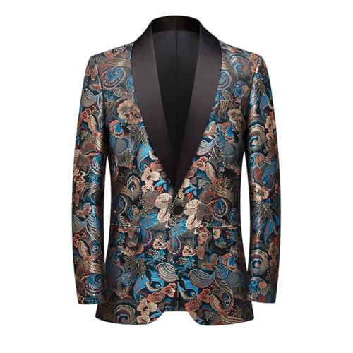 Veste de costume pour mariage et fête habillée style jacquard
