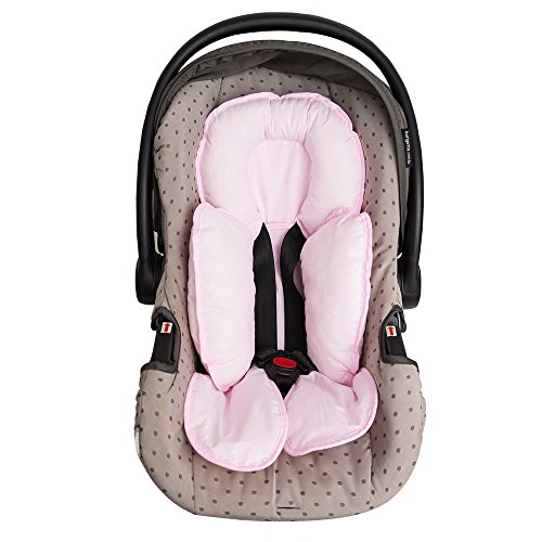 Capa para Bebê conforto e carrinho bordados, Papi textil, Rosa