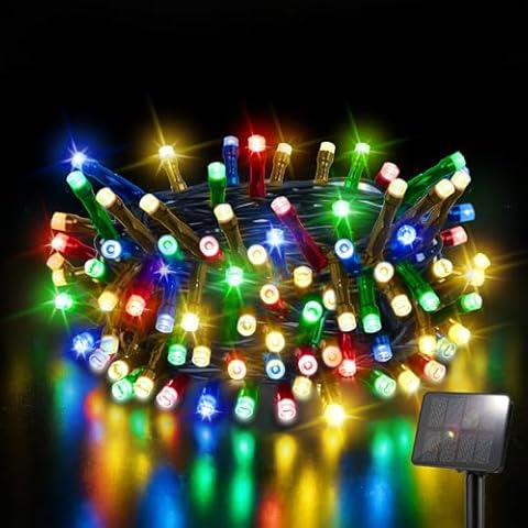FFZZKJ 50LED Solar Fairy Lights for Garden Cover