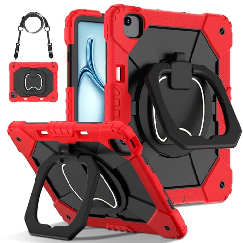 Coque iPad Air 13 M4 idéale pour les chantiers et trajets avec sa bandoulière