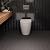 Bedrosians Le Cafe 1" x 3" Herringbone Matte Porcelain Mosaic Tile, Black (10-Pack, 9.42 SF)