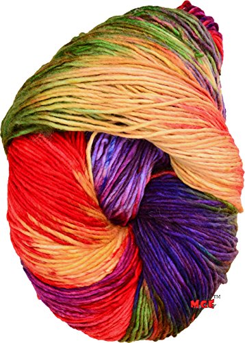 Image of Knitting Yarn Thick Chunky Wool, Sumo Flamingo 300 GMS Best Used with Knitting Needles-XK Art-HAB
