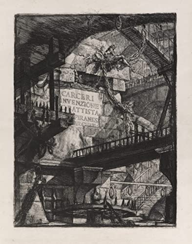 Impression Carceri Piranesi pour salon - Grand tableau mural abstrait