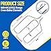 WB44K10002 WB30X46986 Range Oven Broil Bake Element Compatible with GE General Electric Kenmore J2B915BEH1BB, WB44K10002 Oven Bake Heating Element 240V 3410W Replace AP7216187
