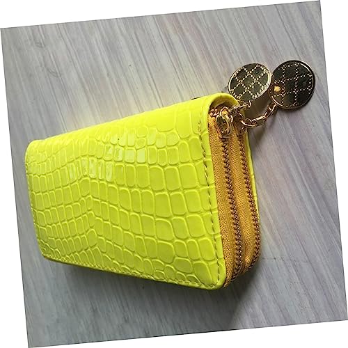 Vintage Style Women Wallet Patent Leather Long Zipper Purse Secure Storage for Cash Cards Phones for Her4