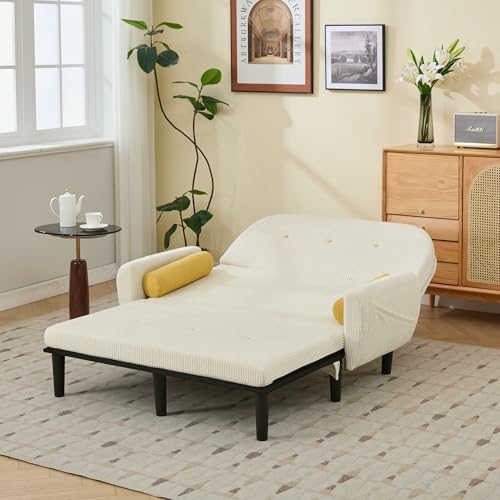 Luscriate Sofá cama plegable con reposacabezas