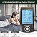 MegaWise 48 Modes（24 * 2） Dual Channel EMS TENS Unit Muscle Stimulator with 14Pcs Reusable Electrode Pads. Rechargeable Continuous Mode Electronic Pulse Massager with Storage Pouch/Pads Holder