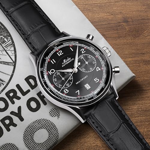 Image of MIDO Multifort Patrimony Chronograph - Swiss Automatic Watch for Men - 42mm Case