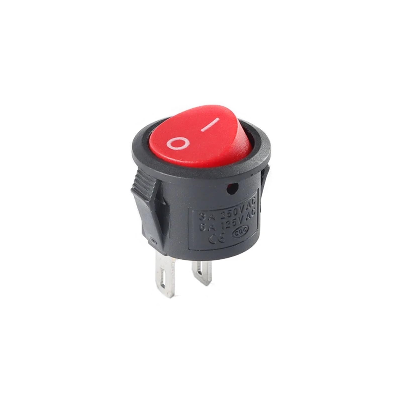 Interrupteur à bascule LED KCD11 rouge 2 broches 2 vitesses lot de 5 - 8