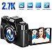 Produktbild Digitalkamera Fotoapparat Digitalkamera Kamera 2.7K 30FPS 30.0MP 3.0 Zoll Flip Screen 16X Digitalzoom Kompaktkamera Minikamera