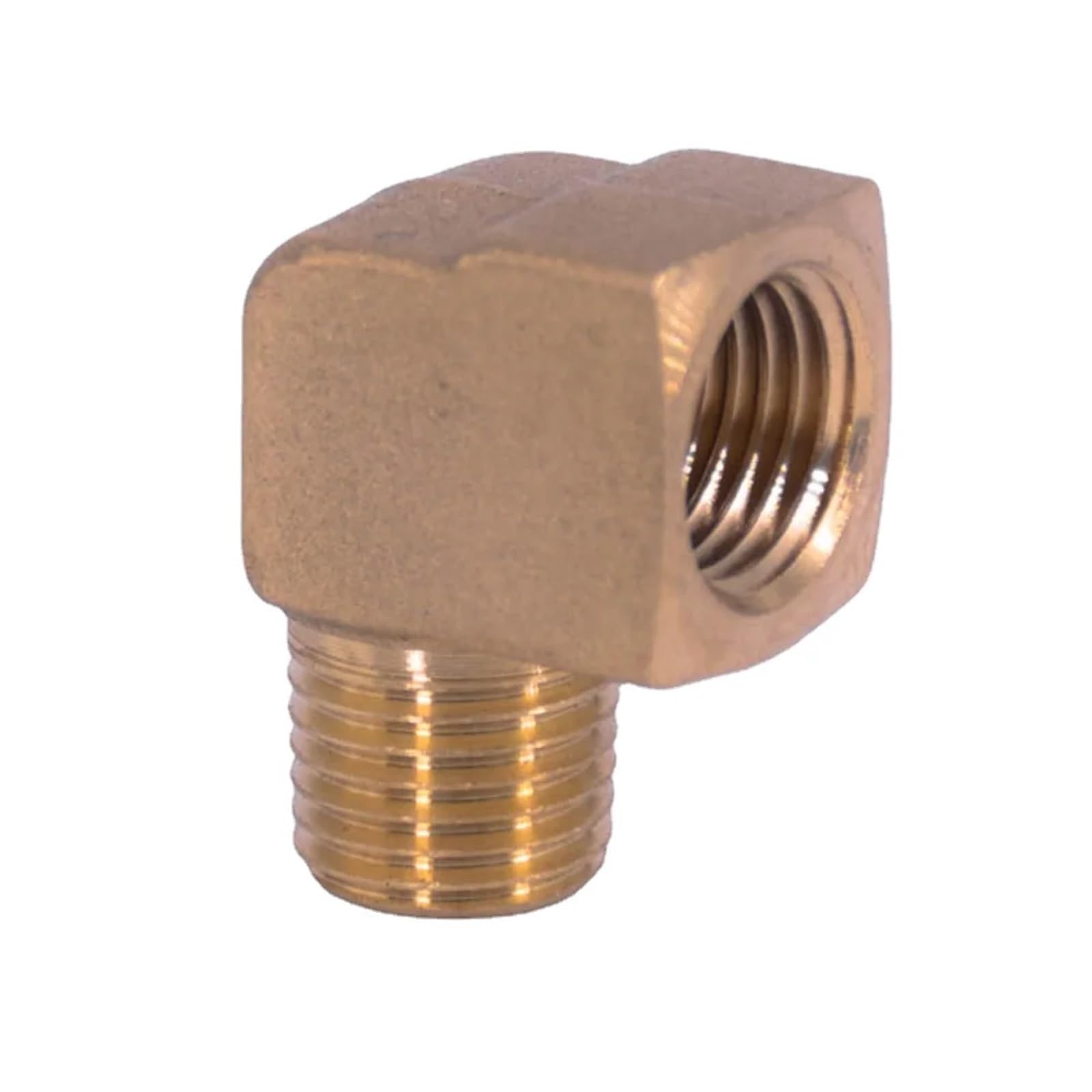 accesorios de conexión de tubería, 1/8" 1/4" 3/8" NPT Codo hembra a macho Bloque de latón de 90 grados Acoplador de instalación de tuberías Conector Agua Gas Combustible Conector acodado Instalación d