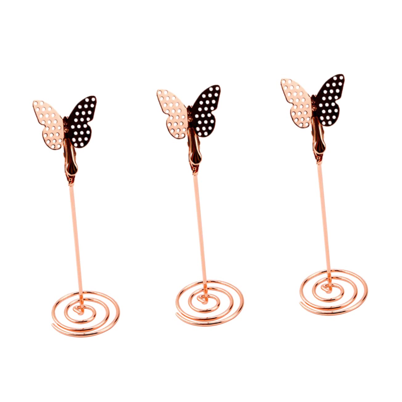 Cabilock Uds Soportes Para Números De Mesa Clips Para Notas Para Oficina Clips Para Menú Para Fiesta De Boda Clips De Fotos De Metal Soporte Para Nombre De Escritorio