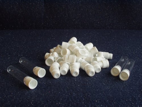 Stockwell Scientific 8565W Cap, Plug, LDPE, 12 mm x 75 mm, Assorted Color (Pack of 1000)