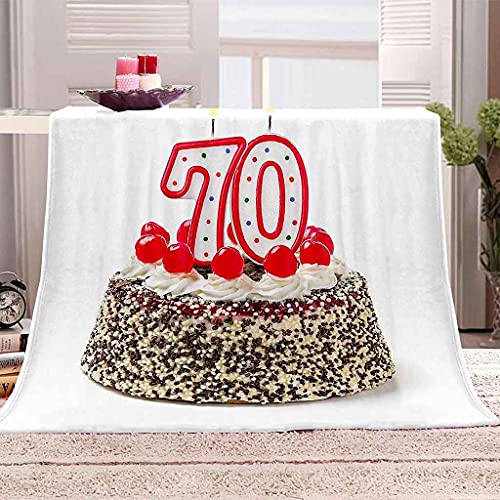Couverture polaire flanelle microfibre douce 150x200cm plaid impression 3D - 2