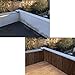 UrFence Balkon Sichtschutz Weide 80x300 cm - Gartenzaun Weidenzaun - Balkonverkleidung Wetterfest - Sichtschutzmatte Holz - Sonnenschutz Sichtschutzzaun Garten Terrasse Weidenmatte Rollzaun Holzzaun