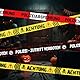 DPKOW Horror Deko Halloween Absperrband Polizei, 27m Deutsch Polizeiabsperrung Absperrband für Crime Scene Deko Spukhaus Halloween Tatort Warnband Achtung Mottoparty Polizei Zombie Accessoire
