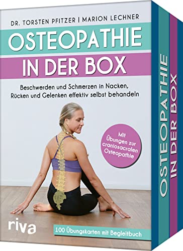 Osteopathie in der Box: Beschwerden und Schmerzen in Nacken, Rücken und Gelenken effektiv selbst behandeln. Mit Übungen zur craniosacralen Osteopathie. 100 Karten mit Begleitbuch