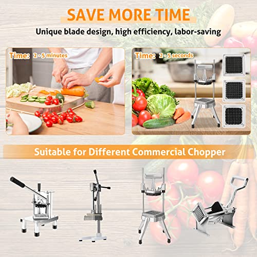Image of WICHEMI Replacement Chopper Blade 1 /2 inch Commercial Vegetable Dicer Blades