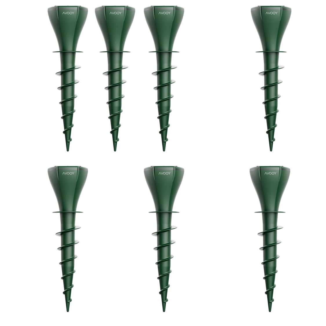 AVOQY Premium Maulwurf-Vertreiber Maulwurf-Abwehr Solar 7er Set