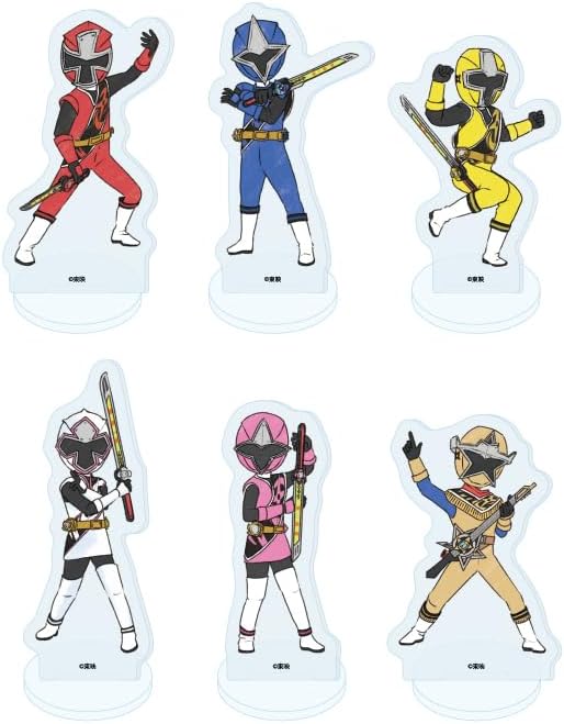 Shuriken Sentai Ninja 01 [Graph Art Illustration] Acrylic Petite Stand, Complete Set, Box of 6