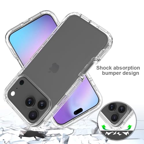Coque iPhone 25 Pro Max cristal transparent rigide et robuste de luxe - 5