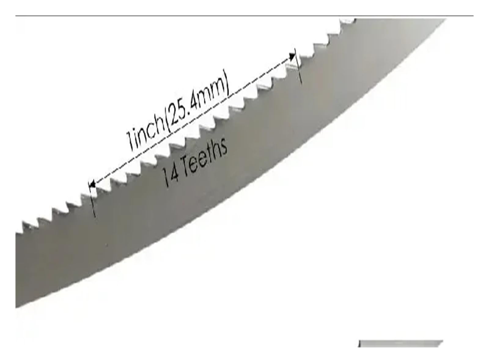 Hojas de sierra de cinta, Hoja de sierra de cinta SK5 (2240 ​​mm, 6,35 x 0,35 mm, 6 TPI) for sierra de cinta de madera, máquina de carpintería, hoja de sierra de carpintero, 2 unidades(14 TPI)
