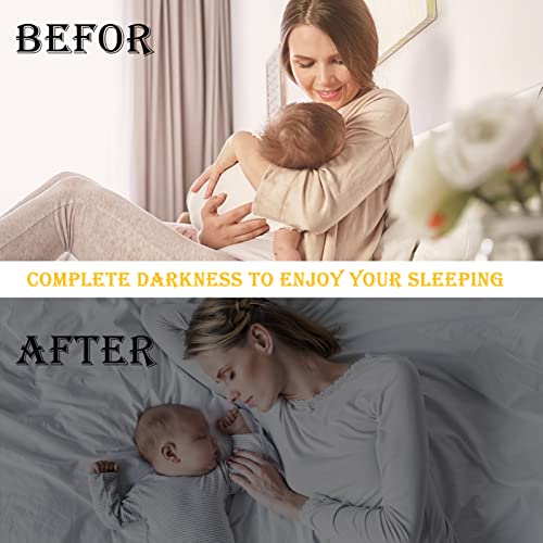 Portable Blackout Blinds, 150 * 200CM Blackout Material Temporary Blackout Blinds Stick On Window No Drill Blackout Blinds with Self Adhesive Fasteners for Nursery Bedroom and Travel - Cosy Home Interiors Portable Blackout Blinds, 150 * 200CM Blackout Material Temporary Blackout Blinds Stick On Window No Drill Blackout Blinds with Self Adhesive Fasteners for Nursery Bedroom and Travel - Image 5