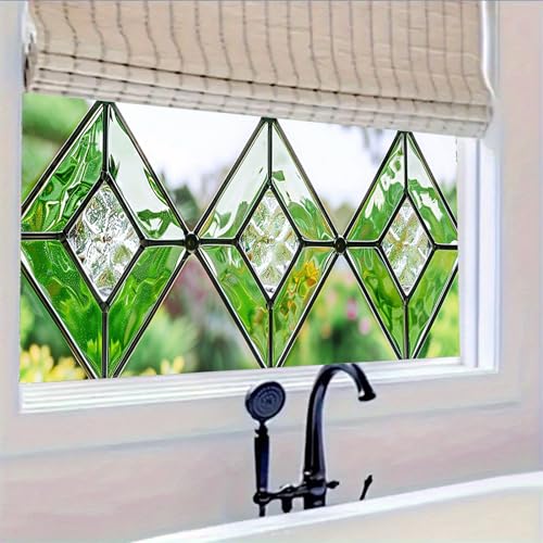 Vinilo decorativo para ventana con diseño verde 39.3x17.7 pulgadas miniatura 5