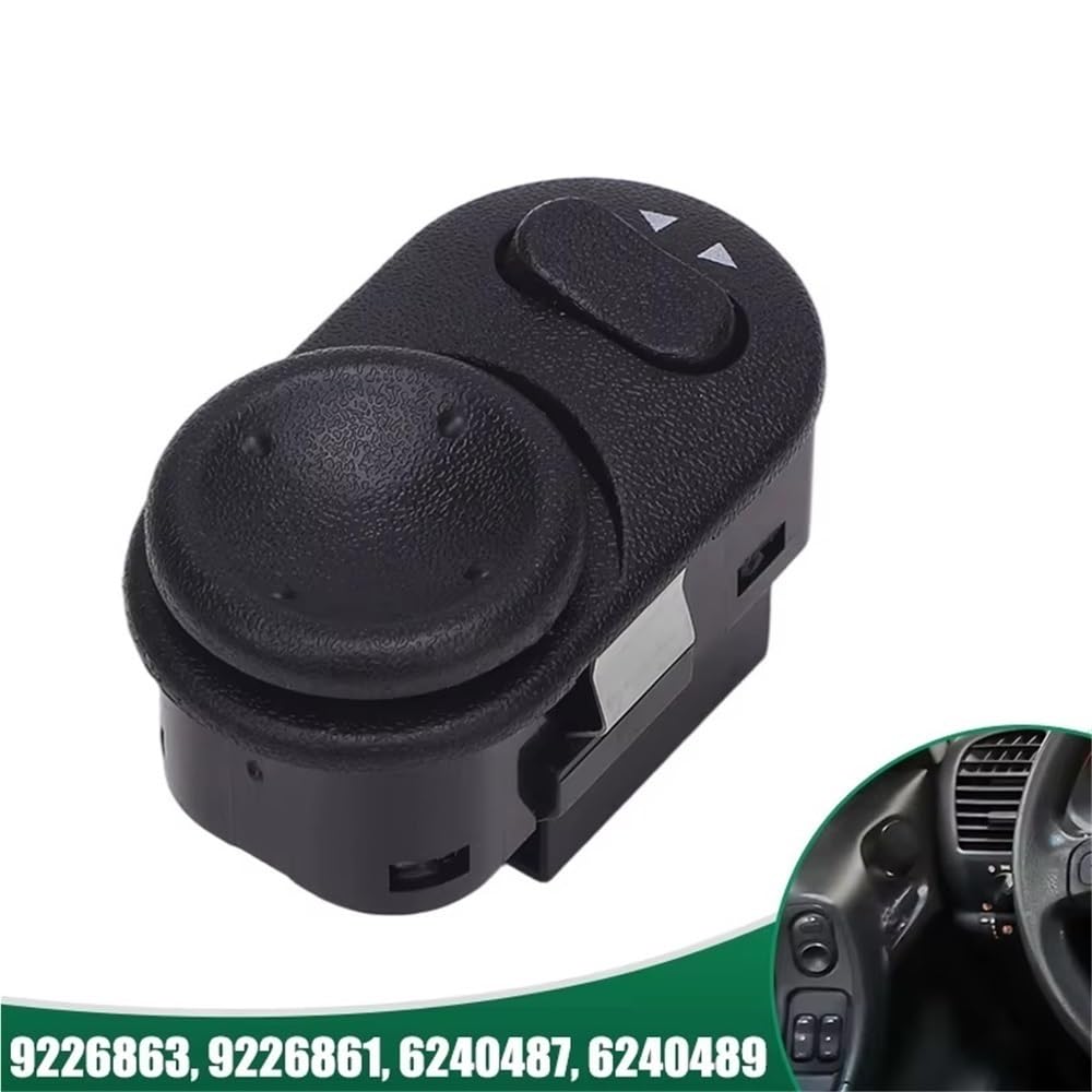 Car Mirror Switch for Saab for 9-3 1998-2002 Rear View Mirror Switch Adjust Control Knob 9226863 9226861 6240489 6240487