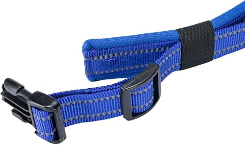 Miniatura 4 de EXCELLENT ELITE SPANKER Collar reflectante para perro, clásico, suave, acolchado, de nailon transpirable, ajustable, con hebilla de liberación