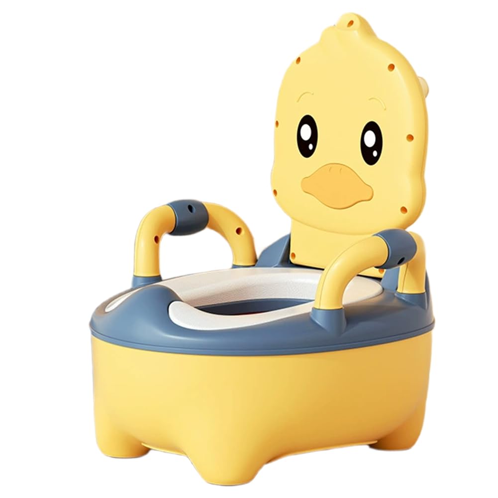 Toilettensitz für Kinder/Töpfchen für Kleine und Mädchen im Enten-Design für Säuglinge und Kleinkinder A