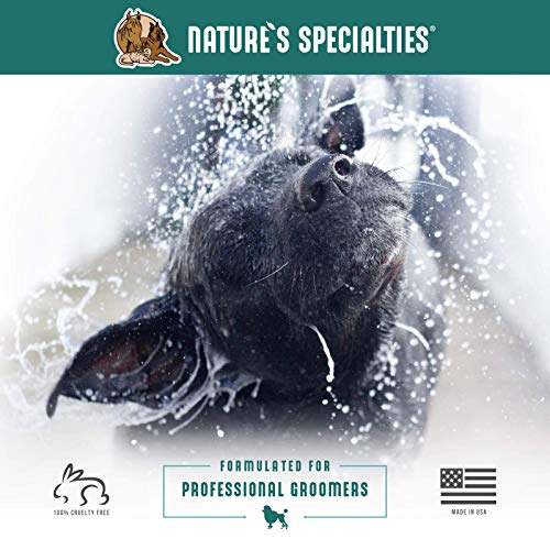 Nature's Specialties Hypoallergenic Ultra Concentrated Aloe Dog Shampoo For Pets, Makes Up To 4 Gallons, Natural Choice For Professional Groomers, For Sensitive Skin, Made In Usa, 16 Oz #TOP5