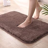 JQDZX Badmat antislip absorberend badtapijt, pluizige microfiber douche