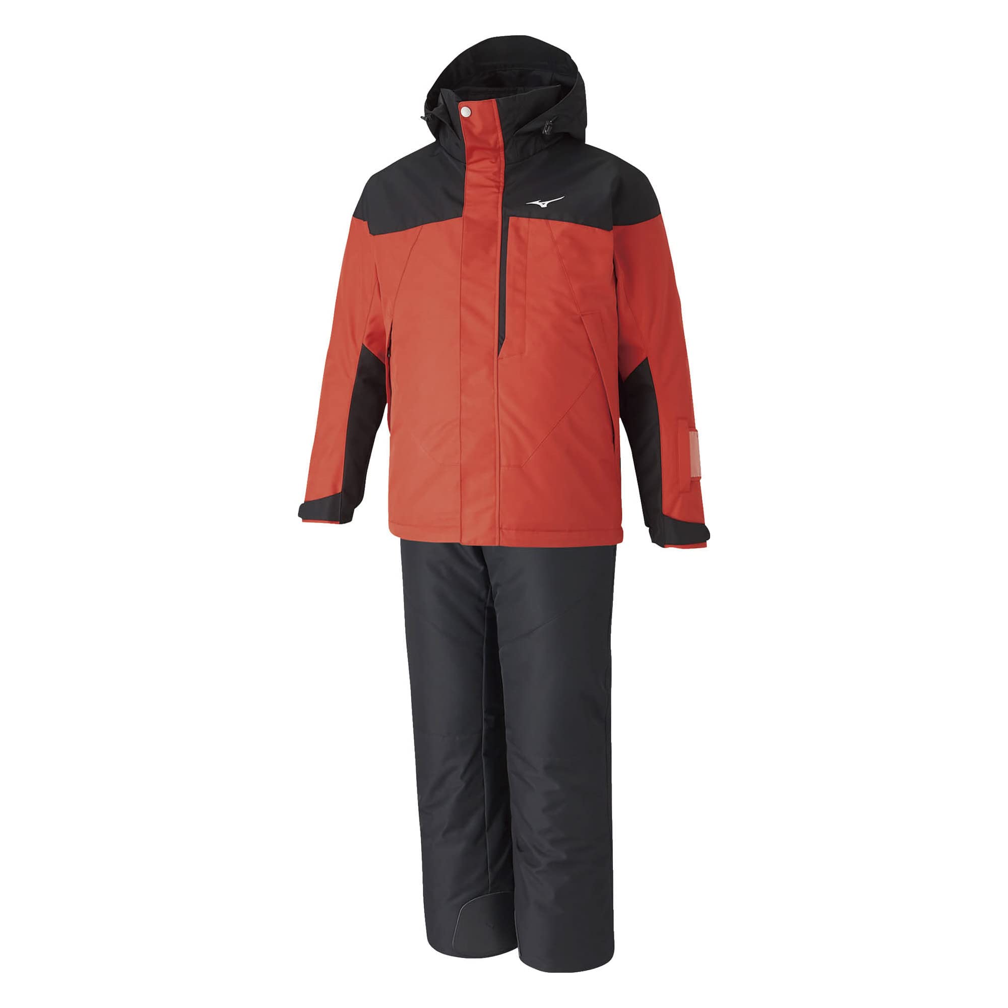Mizuno Ski Skiwear MIZUNO Snow Ski Suit Z2MG1355 76 Fiery Red Size
