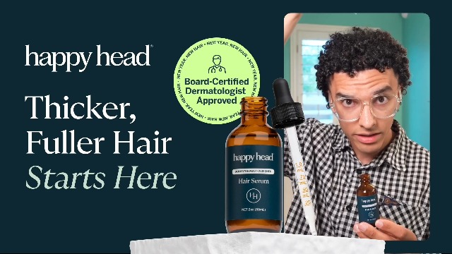 Amazon.com : Happy Head Hair Serum for Men & Women with Procapil