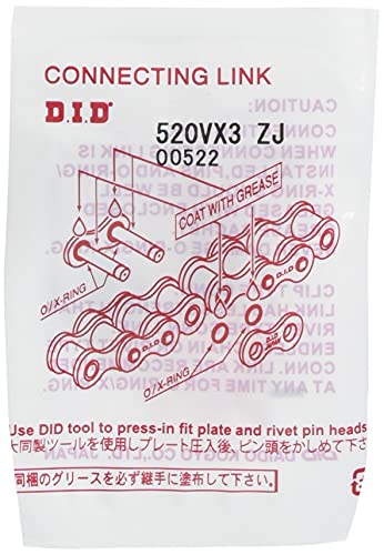 Image of DID 520VX3 Gold X-Ring Chain Rivet Type Connecting Link