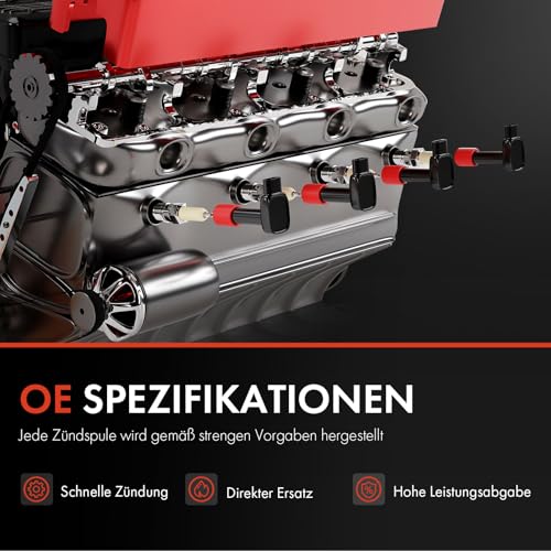 Zündmodul Zündspule für Agila A H00 Corsa B 73 78 79 Corsa C F08 F68 Agila MK I Corsa MK I II W5L F08 1.0L Benzin 1996-2003 1208306