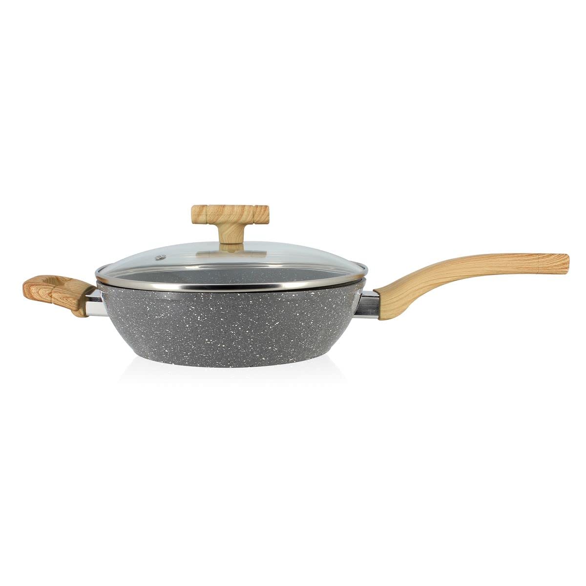 MENASTYL Mineral, sauteuse 24cm aluminium forgé, induction