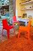 resol Julieta set infantil para interior, exterior, jardín - 1 Mesa Naranja...