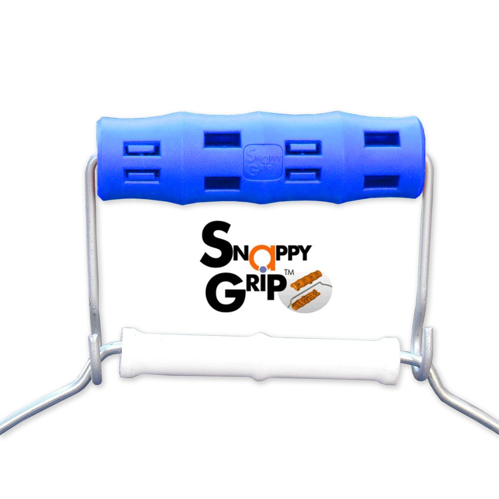 ROYAL BLUE Bucket Wrangler by Snappy Grip - Ergonomic Handle Hook Attaches Without Removing Original Bucket Handle For Ease & Comfort! (1)