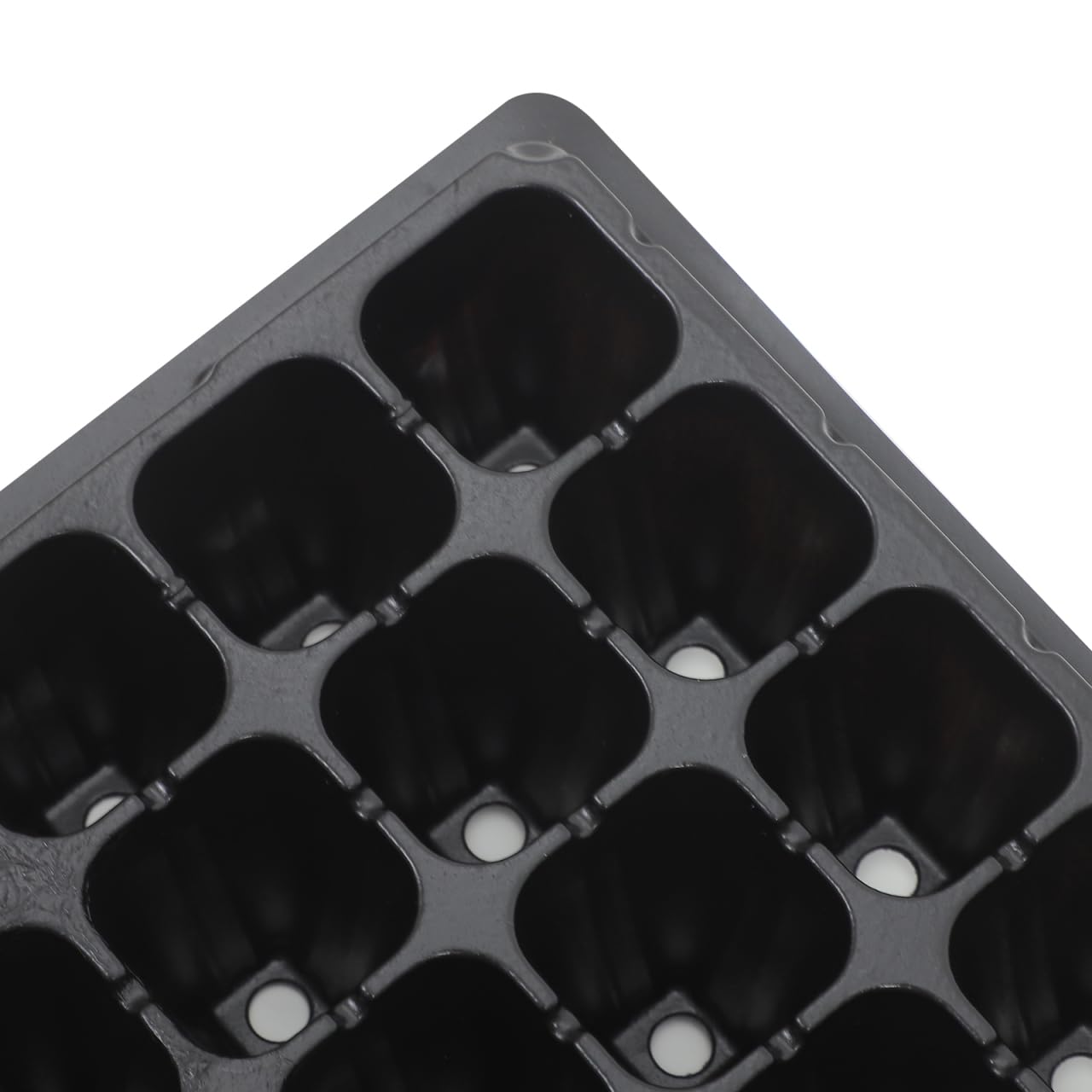 HEMOTON 10Pcs Plateau de Germination de Graines 128 Cellules Plateaux de Semis de Jardinage Plateau de Départ de Graines pour La Croissance des Graines à Partir de 80G
