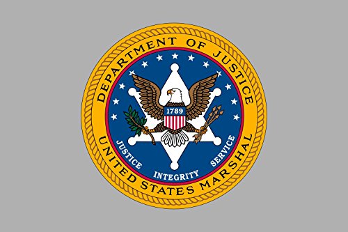 Drapeau US Marshals Service grand format pour décorer un salon américain - 2