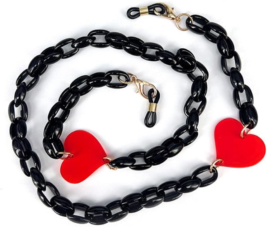 Eyeglasses Chain Plastic Love Adult Lanyard Non-slip Rope