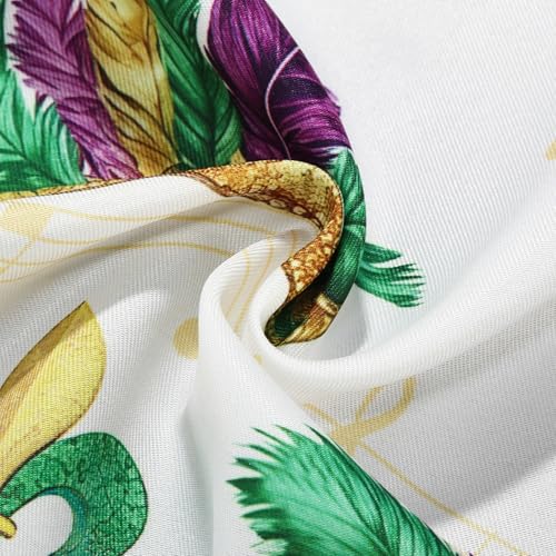 Image of yolsun Men's Mardi Gras Vest 3D-Print Festival Party Holiday Waistcoats Mardi Gras Outfit