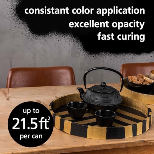 Image of Midnight Semi Gloss Black Spray Paint | Black Gloss Spray Paint